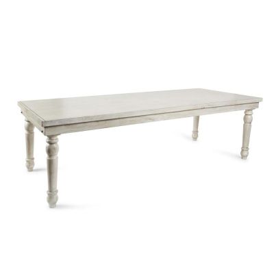 Image of Solano Dining Table, Whitewash